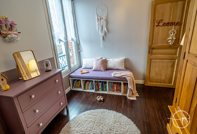 Décoration et Home Staging de la chambre d'une petit fille